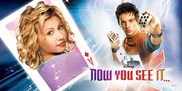Now You See It... movie logo with Aly Michalka and Johnny Pacar